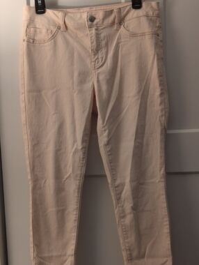 d. jeans Pale Pink Slim Jeans